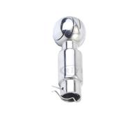 Adatto for tubi da 25, 32, 38 e 51 mm, tipo a scatto, sfera di spruzzo rotante a 360 gradi, acciaio inossidabile 304, pulizia del serbatoio sanitario(SUS304,51MM X BALL-76MM_FIT TUBE OD X BALL)