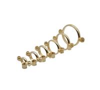 Adatto for tubi in ottone con diametro esterno di 15, 22, 28, 35, 42 e 54 mm, lucidatura M10, morsetto for tubo, supporto for gancio fisso for idraulica.(Fit 28mm OD Tube)