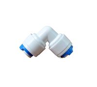 Adatto for tubo da 1/4" 6,35 mm OD gomito a 90 gradi POM raccordo rapido for filtro acqua RO for acquario osmosi inversa