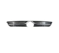 Adatto for VW Passat 2012-2015 Paraurti anteriore Griglia inferiore perforata a nido d'ape e fendinebbia Kit di sostituzione auto con cornice cromata(Silver Frame)