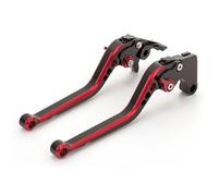 Adatto for Yamaha Raptor 250 YFM250R 2008-2013/125 YFM125R 2010-2016 YFZ450R 2009-2020 Leva freno frizione CNC corta da 147 mm(Red)