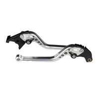 Adatto for Yamaha YFM 700 Raptor 700R 2007-2025 2008 2009 2010 2011 2012 2013 2014 Leve freno frizione for moto in alluminio(Long Silver)
