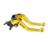 Adatto for Yamaha YFM 700 Raptor 700R 2007-2025 2008 2009 2010 2011 2012 2013 2014 Leve freno frizione for moto in alluminio(Short Gold)