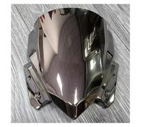 Adatto for Z650 Z 650 2017 2018 2019 Parabrezza for moto a doppia bolla Deflettori antivento anteriori Nero Iridium(Silver)