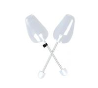 Adatto per 1 paio di barelle per scarpe caricate a molla, strumento di supporto interno regolabile per stivali, scarpe da ginnastica e scarpe in pelle (EU35-40-bianco)
