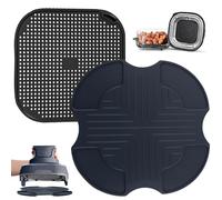 Adatto per accessori Ninja Crispy Air Fryer, silicone Hot Pads rete paraspruzzi 2 accessori per macchine ninja crispi accessori riutilizzabili resistenti al calore e resistente agli spruzzi, adatto