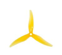 Adatto per Adatto Compatible with parti di ricambio di veicoli aerei senza pilota da 5 pollici freestyle da corsa, utilizzati Compatible with eliche a 3 pale 51477 5.1X4.77X3. (6 paia)(6Pairs Yellow)