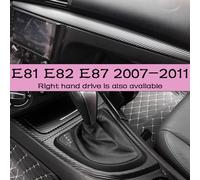 Adatto per adesivi per la modifica degli interni dell'auto E81 E82 E87, pellicola in fibra di carbonio per prese d'aria degli strumenti del cambio di controllo centrale