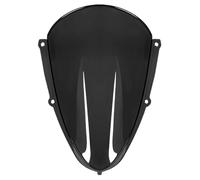 Adatto per Aprilia RSV4 2021-2024 Parabrezza anteriore a doppia bolla per moto, deflettore antivento in plastica per PC da strada(BLK)