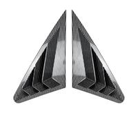 Adatto per Audi A3 S3 8V Berlina 2014-2020, copertura per otturatore a quarto di finestra posteriore, presa d'aria laterale, parabrezza Side Window Scoop Feritoie(Carbon Fiber Look)