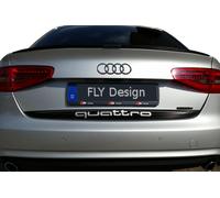 Adatto Per AUDI A4 S4 Tuning Quattro Spoiler Hecklippe CARBON Look Slim Lip Bec