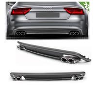 Adatto Per AUDI A7 C7 VFL Sportback ABS Diffusore S Tuning Con Paraurti Standard