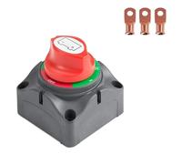 Adatto per auto Adatto per barca Interruttore di disconnessione automatica Interruttore marino a doppia massa 12-24V Interruttore di spegnimento a 2 e 3 posizioni(3 position with wire)