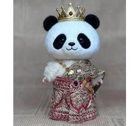 Adatto per bambole di tendenza da 17 cm, gonne da principessa nobile, vestiti a corona, bambole non incluse (pietra preziosa rossa)