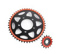 Adatto Per Benelli TRK502 TRK502X PIGNONE MOTORE Anteriore E Posteriore Pignone Fly Catena Ruota 14T 15T 42T 44T Pignone Denti Trasmissione Catena Motore Anteriore(TRK502 42T 15T)