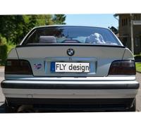 Adatto Per BMW E36, COUPE Tuning Nero MATT Spoiler Paraurti Posteriore