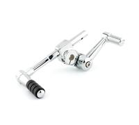 Adatto per BMW R18 tutte le serie universale per motocicletta, leva del cambio con puntale in argento, comando a pedale. Pedale del cambio(Silver)