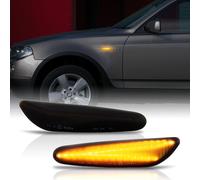 Adatto per BMW Serie 5 E60 E61 LED lampeggiante nero 2x omologazione E