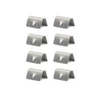 Adatto per BMW Universal Fitting 8PCS/12PCS Deflettore vento pioggia Canale Nuove clip di fissaggio in metallo Acciaio inossidabile Parabrezza del dell'auto Visiera per finestra(8PCS)