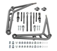 Adatto per bracci di controllo BMW E46 330i con cuscinetti a sfera e supporti collegamento per barra antirollio braccio sospensione