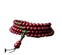 Adatto per bracciale da donna Cinnabar Mantra a sei caratteri con 108 perline, design semplice a quattro anelli con sabbia imperatore Zijin (40 x 40 cm)