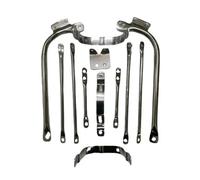 Adatto Per BSA A7 A10 SUPERROCKET GOLDSTAR Set Di Supporti Per Paraurti Cromati