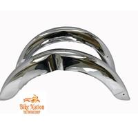 ADATTO PER BSA A7 A10SWINGING ARM SET PARAFANGO ANTERIORE E POSTERIORE CROMATO