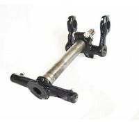 Adatto per BSA M20 M21 Moto Molla Trave Forcella Manubrio Supporto Nero NUOVO