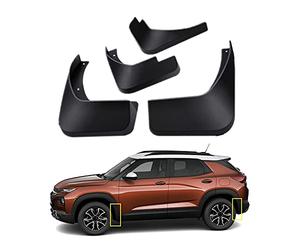 Adatto per Chevrolet Chevy Trailblazer 2024 2021 2022 2023 Kit parafanghi paraspruzzi anteriore e posteriore set da 4 pezzi