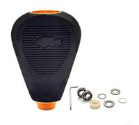 Adatto per Daiwa Drt Cq200 Tatula 300 così come per Antares per Exsence per Stradic modificato tamburo bobina EVA manopole set tonalità rossa (oro nero)