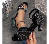 Adatto per danza professionale, uso interno ed esterno. Strass che non si staccano. Anche un articolo di moda per matrimoni, gala, feste da ballo, raduni della Festa della Mamma e uso quotidiano. Un o