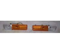 ADATTO PER DATSUN NISSAN B110 LB120 1200 COPPIA LUCI DI DIREZIONE PARAURTI...
