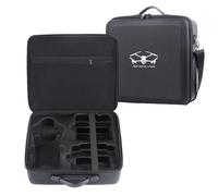 Adatto per DJI Mavic 4 Pro Storage Bag, RC PRO2/RC 2 Organizer Box Scatola protettiva, Borsa portatile da viaggio all'aperto, borsa di protezione per droni con tracolla, Nero , Adatto per DJI Mavic 4