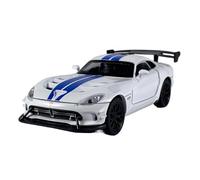 Adatto Per Dodge Viper ACR 1:32 Modello In Lega Statico Collezione Hobby Ornamenti(White)