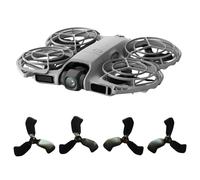 Adatto per eliche DJI NEO 2, eliche a 3 pale colorate per droni ad ala, parti di ricambio a basso rumore per accessori drone Neo 2 (nero)