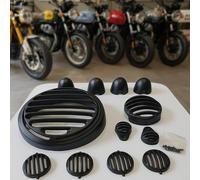 ADATTO PER FARO ROYAL ENFIELD CLASSIC 350 REBORN / LAMPADA POSTERIORE / GRIGL...