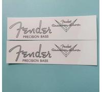 Adatto per Fender CS P Bass Logo Water Transfer Adesivi per Chitarra Elettrica & Basso - Pellicola strappabile Marchio