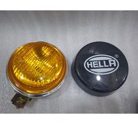 Adatto per Fendinebbia Rotondo Hella Vetro Giallo + Coperchio con Lampadina H...