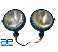 Adatto Per Ford Trattore Set Fari Anteriori Lato Sinistro E Destro 12 V Blu