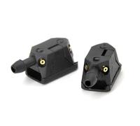 Adatto per GAZ per Gazelle per il prossimo 2013-2022 lavavetri per parabrezza auto, ugelli spray per lavavetri (ugello e tubo da 2 m) (2 ugelli)