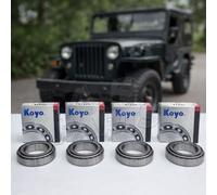 Adatto per gruppo cuscinetto esterno interno ruota anteriore Willys Jeeps
