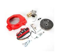 Adatto Per GX160 GX200 5.5HP 6.5HP Kit Accensione Motore Avviamento Elettrico Volano Avviamento Interruttore Chiave Bobina Copertura Ventola Shourd Motorino Avviamento