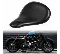 Adatto per Harley Bobber Chopper Black Solo Seat PU cuscino sella conducente ...