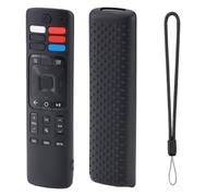 Adatto per Hisense ERF3A69 ERF3R69 ERF3I69 ERF3S69 ERF3N69 ERF3A69/per TOSHIBA: CT-95003 Custodia in silicone antiscivolo Texture Shell Custodia protettiva (nero)