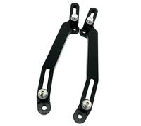 Adatto per HONDA NC750D NC 750D NC750 D 2017-2019 Regolatori per parabrezza per motocicletta Flusso d'aria regolabile Parabrezza Vento(Black)