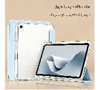 Adatto per Honor Pad X8b Custodia protettiva per tablet,Pannello posteriore opaco, Con slot per penna, Custodia protettiva per tablet intelligente a tre pieghe, Risveglio intelligente, Pelle PU alla m