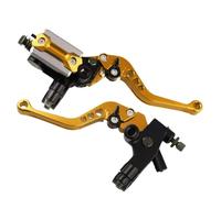 Adatto per il kit frizione freno idraulico per moto caratterizzato da un design sofisticato con leva dal design ergonomico Frizione(Gold)