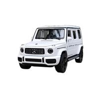 Adatto Per Il Modello Di Fuoristrada In Lega Mercedes-Benz G63 SUV 1/32 Pressofuso Da Collezione Con Decorazioni Luminose E Sonore(White)