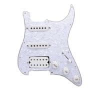 Adatto Per Il Montaggio Del Circuito Del Battipenna Del Pickup Della Chitarra Elettrica ST SQ Kit Pickup Nero SSH(Pearl A)