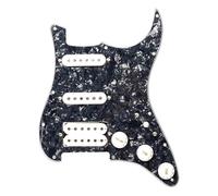 Adatto Per Il Montaggio Del Circuito Del Battipenna Del Pickup Della Chitarra Elettrica ST SQ Kit Pickup Nero SSH(Pearl B)